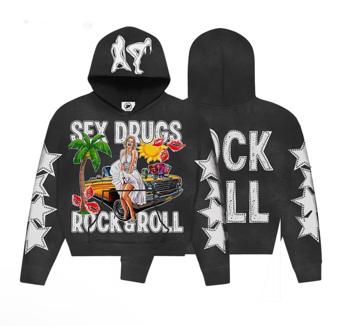 SEX DRUG ROCK & ROLL HOODIES